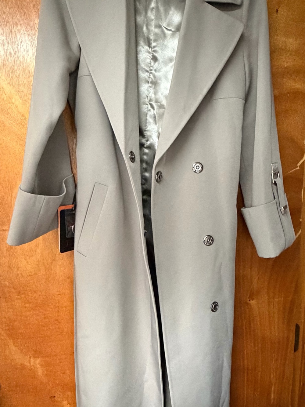 Classic women’sTrench Coat - Light Gray
